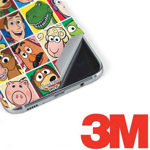Disney Toy Story Characters Collage faces Galaxy S8 Plus Skin